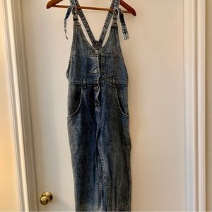 Vintage Lee Acid Wash Overalls